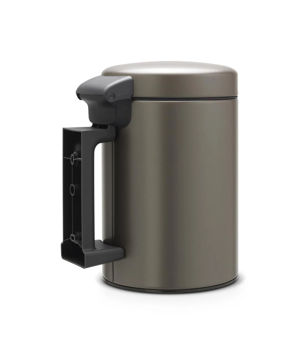 Brabantia NewIcon Wandafvalemmer - 3 L - Platinum 8 Brabantia NewIcon Wandafvalemmer - 3 L - Platinum - Afbeelding 6