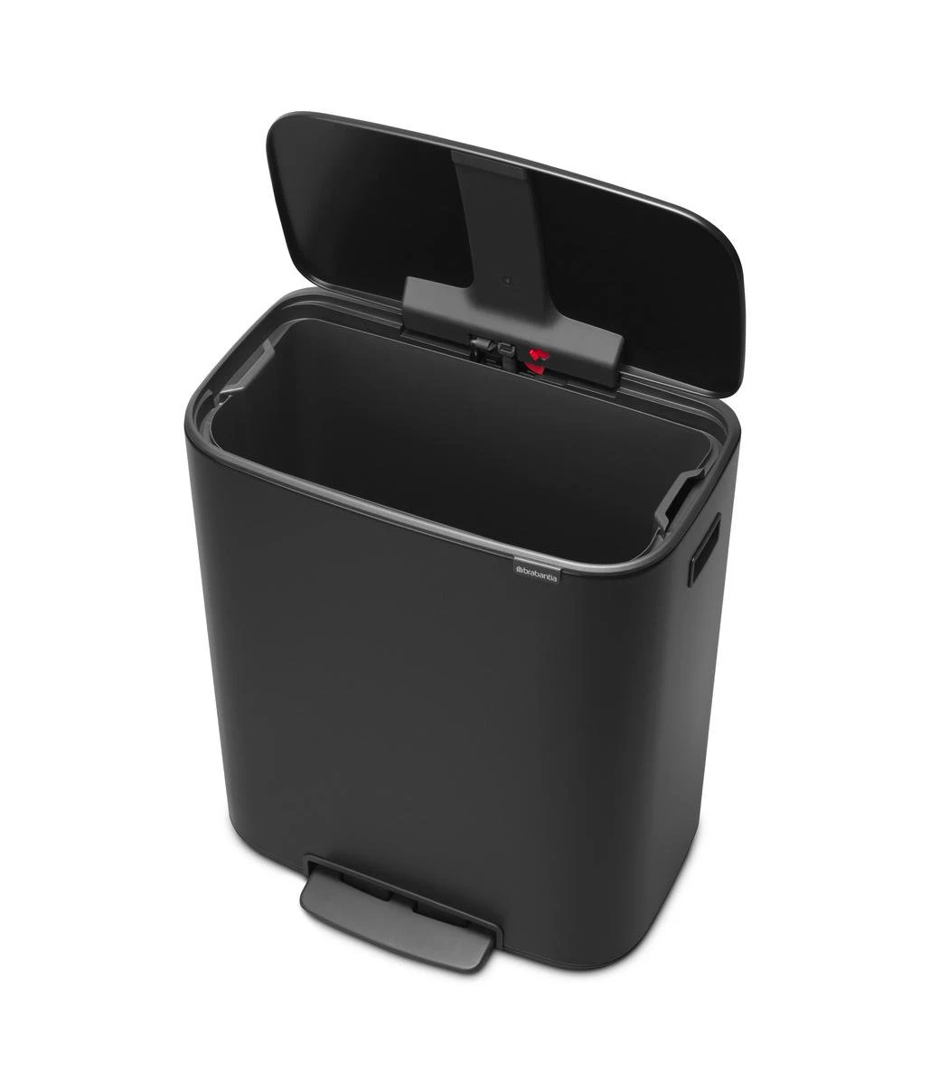 Brabantia Bo Prullenbak - 60 L - Matt Black 4 Brabantia Bo Prullenbak - 60 L - Matt Black - Afbeelding 2