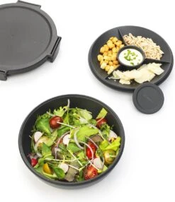 Brabantia Make & Take Salade Lunchbox - 1,3 L - Kunststof - Dark Grey -Brabantia 1038x1200