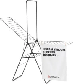 Brabantia HangOn Droogrek Inklapbaar - 25 Meter - Met Stang - Matt Black 27 Brabantia HangOn Droogrek Inklapbaar - 25 Meter - Met Stang - Matt Black -Brabantia 1047x1200 1