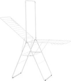 Brabantia HangOn Droogrek Inklapbaar - 25 Meter - Met Stang - White -Brabantia 1047x1200 2