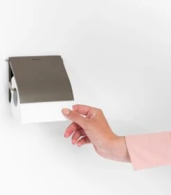 Brabantia ReNew WC Rolhouder - Met Klep - Platinum -Brabantia 1056x1200 1