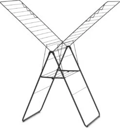 Brabantia HangOn Droogrek Inklapbaar - 25 Meter - Matt Black -Brabantia 1129x1200 1