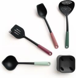 Brabantia Tasty+ Kookgerei Set - 4-delig Plus Houder - Mixed Colours -Brabantia 1181x1200