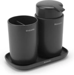 Brabantia ReNew Badkameraccessoires Set - 3-delig - Dark Grey -Brabantia 1185x1200
