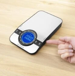 Brabantia Profile Keukenweegschaal - Rechthoekig - Met Kookwekker - RVS -Brabantia 1186x1200 1