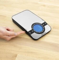 Brabantia Profile Keukenweegschaal - Rechthoekig - Met Kookwekker - RVS -Brabantia 1186x1200