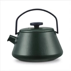 BRABANTIA T-TIME Donkergroene Theepot - Gietijzer - 0,7 L - Inclusief Zeefje