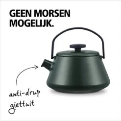 BRABANTIA T-TIME Donkergroene Theepot - Gietijzer - 0,7 L - Inclusief Zeefje -Brabantia 1198x1200 8