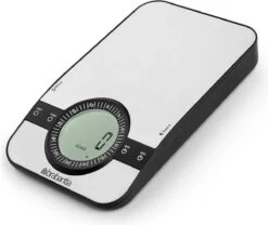 Brabantia Profile Keukenweegschaal - Rechthoekig - Met Kookwekker - RVS -Brabantia 1200x1011