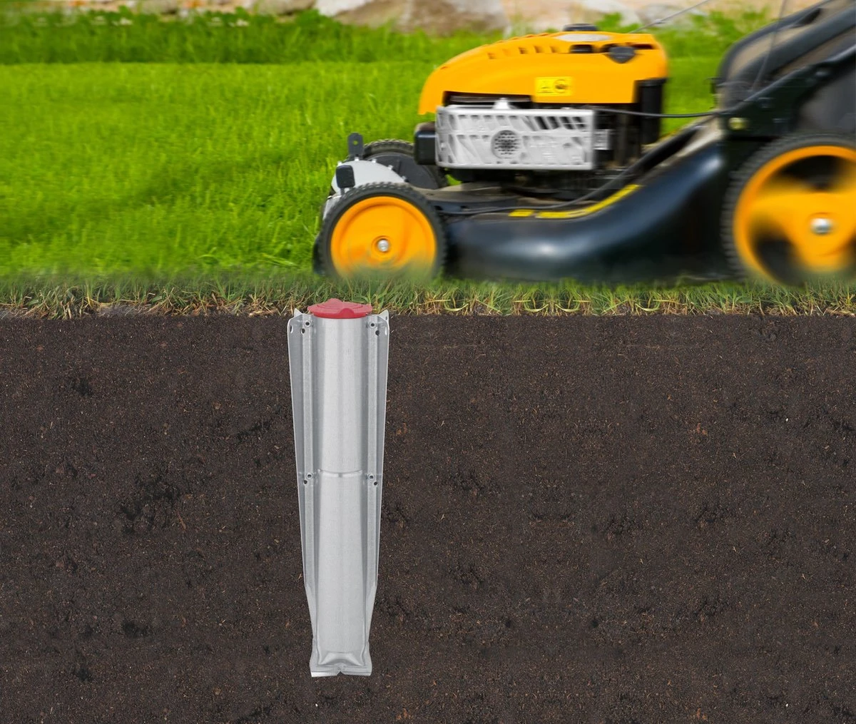 Brabantia Lift-O-Matic Droogmolen Met Grondanker - 60 M 15 Brabantia Lift-O-Matic Droogmolen Met Grondanker - 60 M - Afbeelding 13