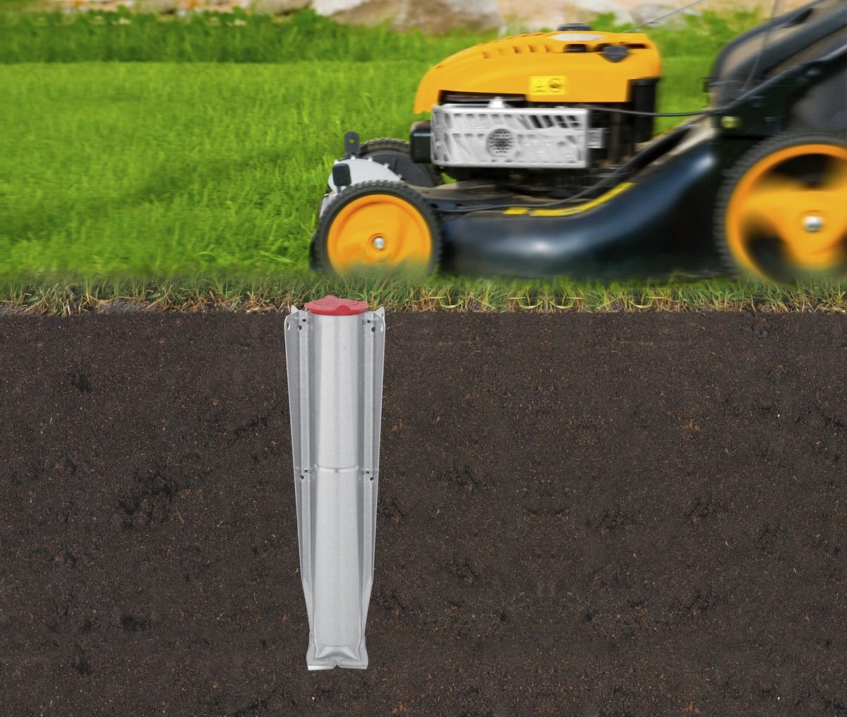 Brabantia Topspinner Droogmolen - 40 Meter - Met Metalen Grondanker 10 Brabantia Topspinner Droogmolen - 40 Meter - Met Metalen Grondanker - Afbeelding 8