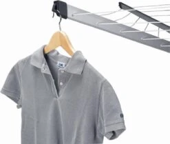 Brabantia Lift-O-Matic Droogmolen Met Grondanker En Beschermhoes - 60 M - Metallic Grey -Brabantia 1200x1016