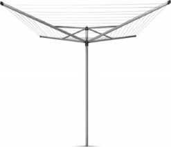 Brabantia Topspinner Droogmolen Met Metalen Grondanker - 60 M - Metallic Grey -Brabantia 1200x1035 2