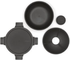 Brabantia Make & Take Salade Lunchbox - 1,3 L - Kunststof - Dark Grey -Brabantia 1200x1035 3