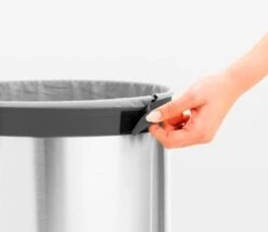 Brabantia Wasmand - 60 L - Matt Steel Met Kunststof Deksel -Brabantia 1200x1042