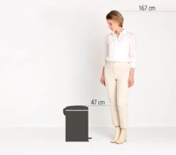 Brabantia NewIcon Prullenbak - 20 L - Matt Black -Brabantia 1200x1057 39