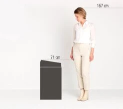 Brabantia Touch Bin Prullenbak - 60 L - Soft Beige -Brabantia 1200x1057 8