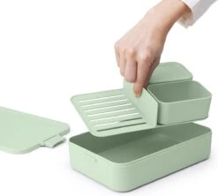 Brabantia Make & Take Bento Lunchbox Incl Bentobox- Large - Kunststof - Jade Green -Brabantia 1200x1077