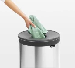 Brabantia Wasmand - 60 L - Matt Steel Met Kunststof Deksel -Brabantia 1200x1081 1