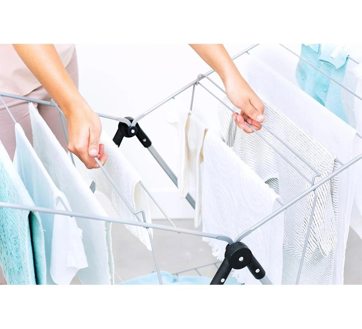 Brabantia Droogrek Inklapbaar T Model - 20 M - Metallic Grey 13 Brabantia Droogrek Inklapbaar T Model - 20 M - Metallic Grey - Afbeelding 11