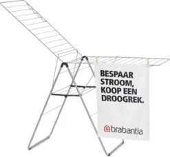 Brabantia HangOn Droogrek Inklapbaar - 25 Meter - Metallic Grey 26 Brabantia HangOn Droogrek Inklapbaar - 25 Meter - Metallic Grey -Brabantia 1200x1110