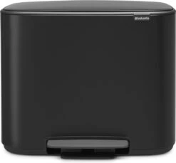 Brabantia Bo Prullenbak - 11 + 23 L - Matt Black