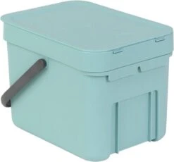 Brabantia Sort & Go Prullenbak - 6 L - Mint 24 Brabantia Sort & Go Prullenbak - 6 L - Mint -Brabantia 1200x1118 1