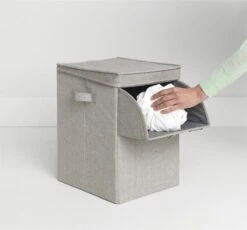 Brabantia Wasmand Met Deksel - Stapelbaar - 35 L - Grey 19 Brabantia Wasmand Met Deksel - Stapelbaar - 35 L - Grey -Brabantia 1200x1118
