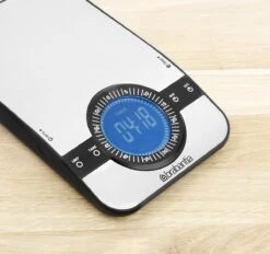 Brabantia Profile Keukenweegschaal - Rechthoekig - Met Kookwekker - RVS -Brabantia 1200x1126 1