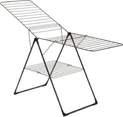 Brabantia Droogrek Inklapbaar T Model - Met Wasknijpertasje - 20 M - Matt Black -Brabantia 1200x1137 2