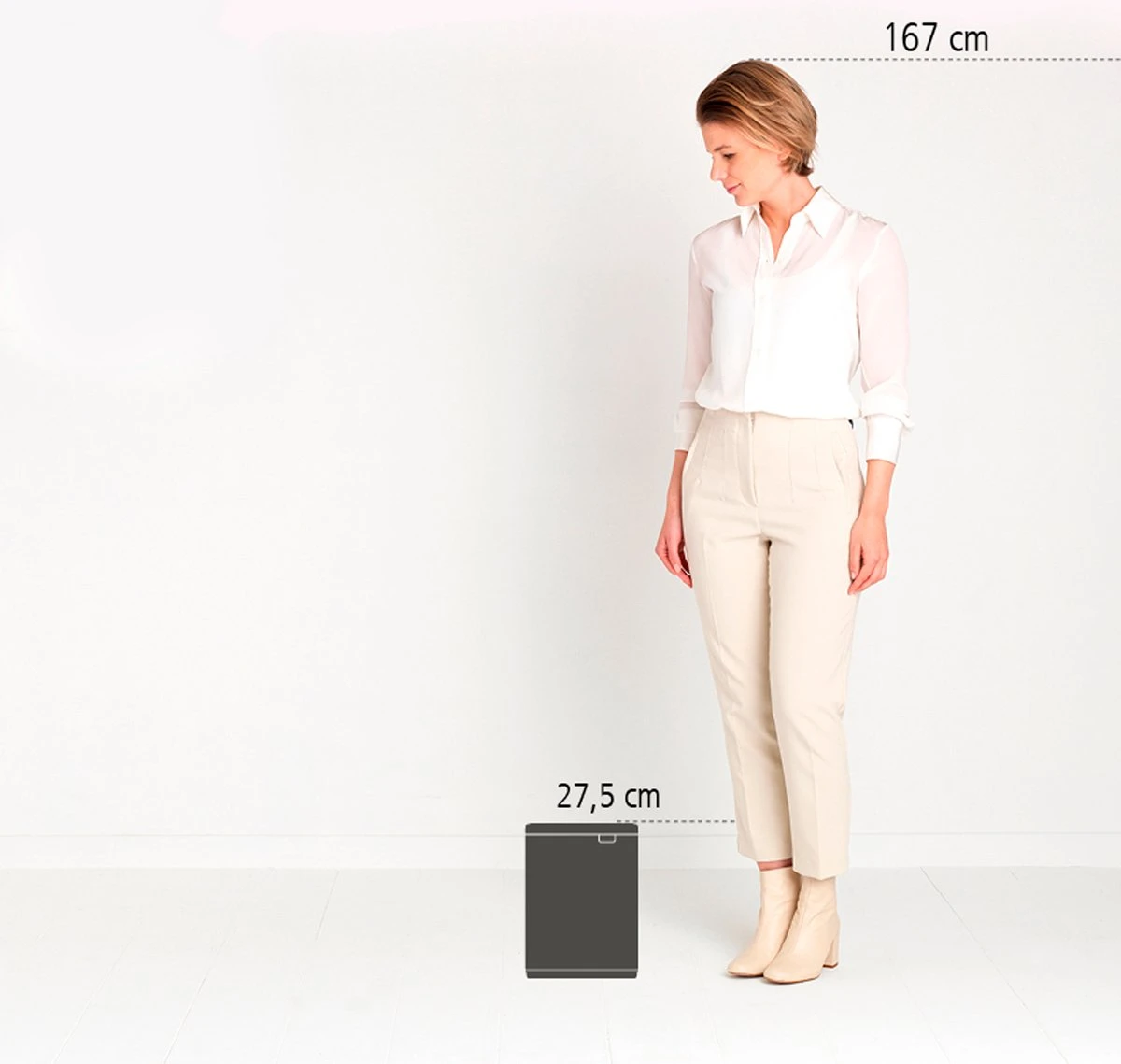 Brabantia Bo Prullenbak - 4 L - Platinum 9 Brabantia Bo Prullenbak - 4 L - Platinum - Afbeelding 7