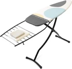 Brabantia Strijkplank D Met Hittebestendige Parkeerplaats - Met Linnenrek - 135 X 45 Cm - Spring Bubbles 9 Brabantia Strijkplank D Met Hittebestendige Parkeerplaats - Met Linnenrek - 135 X 45 Cm - Spring Bubbles -Brabantia 1200x1148 1