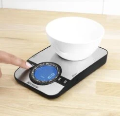 Brabantia Profile Keukenweegschaal - Rechthoekig - Met Kookwekker - RVS -Brabantia 1200x1158 1