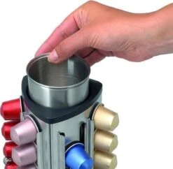 Brabantia Capsulehouder - Met Uitneembaar Bakje - Matt Steel - Geschikt Voor Nespresso Cups 16 Brabantia Capsulehouder - Met Uitneembaar Bakje - Matt Steel - Geschikt Voor Nespresso Cups -Brabantia 1200x1178