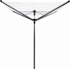 Brabantia Lift-O-Matic Droogmolen Met Grondanker En Beschermhoes - 60 M - Metallic Grey -Brabantia 1200x1183