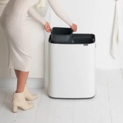 Brabantia Bo Touch Bin Prullenbak - 2 X 30 L - White -Brabantia 1200x1200 294