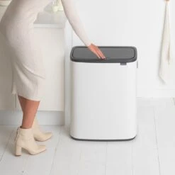 Brabantia Bo Touch Bin Prullenbak - 2 X 30 L - White -Brabantia 1200x1200 295