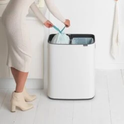 Brabantia Bo Touch Bin Prullenbak - 2 X 30 L - White -Brabantia 1200x1200 297