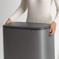 Brabantia Bo Touch Bin Prullenbak - 2 X 30 L - Platinum 35 Brabantia Bo Touch Bin Prullenbak - 2 X 30 L - Platinum -Brabantia 1200x1200 314