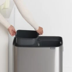 Brabantia Bo Touch Bin Prullenbak - 2 X 30 L - Matt Steel Fingerprint Proof -Brabantia 1200x1200 319