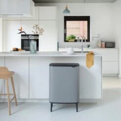 Brabantia - Bo Touch Bin Hi 2 X 30 L Mineral C Grey -Brabantia 1200x1200 395