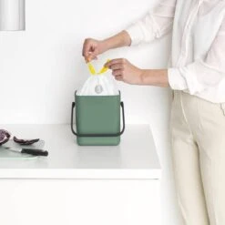 Brabantia Sort & Go Aanrecht Afvalbakje - 3 L - Fir Green -Brabantia 1200x1200 504