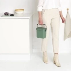 Brabantia Sort & Go Aanrecht Afvalbakje - 3 L - Fir Green -Brabantia 1200x1200 508