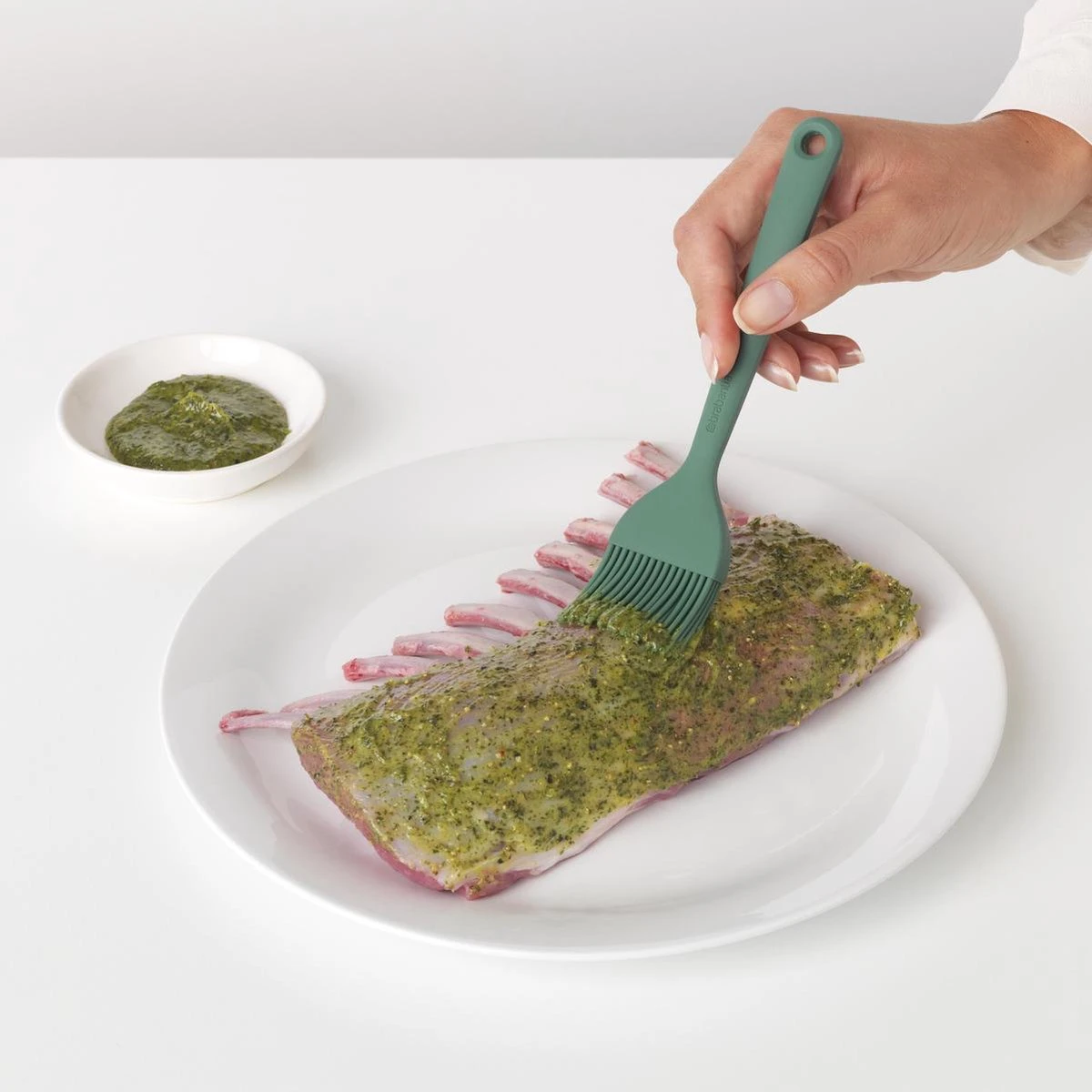 Brabantia Tasty+ Bakborstel - Siliconen - Fir Green 6 Brabantia Tasty+ Bakborstel - Siliconen - Fir Green - Afbeelding 4