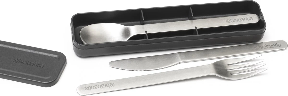 Brabantia Make & Take Bestekset - 3-delig - Dark Grey 10 Brabantia Make & Take Bestekset - 3-delig - Dark Grey - Afbeelding 8