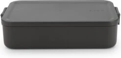 Brabantia Make & Take Bento Lunchbox Incl Bentobox - Large - Kunststof - Dark Grey -Brabantia 1200x572