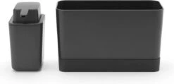 Brabantia SinkSide Aanrecht Organizer - Set 2-delig - Dark Grey -Brabantia 1200x577