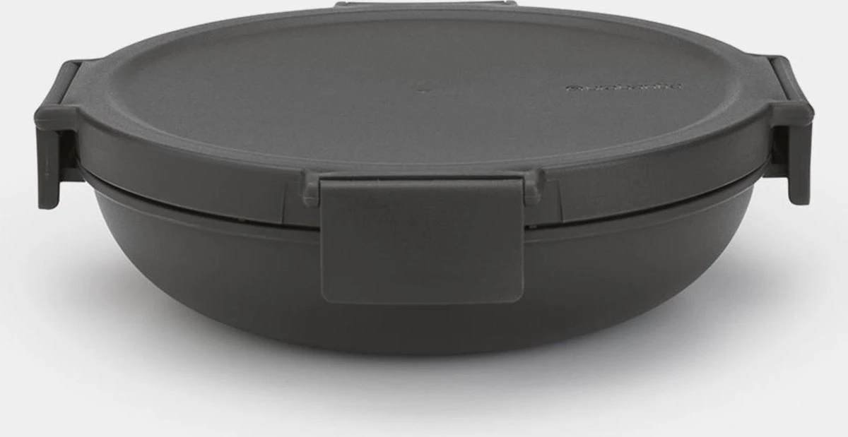 Brabantia Make & Take Lunchkom - 1 L - Kunststof - Dark Grey 14 Brabantia Make & Take Lunchkom - 1 L - Kunststof - Dark Grey - Afbeelding 12