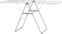 Brabantia HangOn Droogrek Inklapbaar - 25 Meter - Metallic Grey